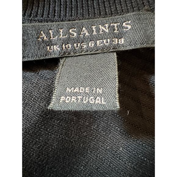 Allsaints Gia Dress - Classic Black, US Size 6, New - Picture 7 of 7